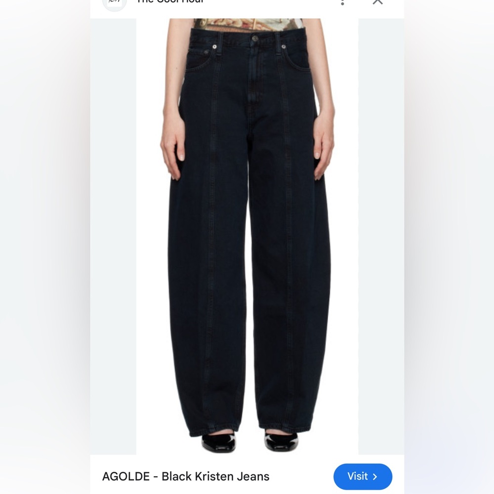 Agolde Black Women's Jeans